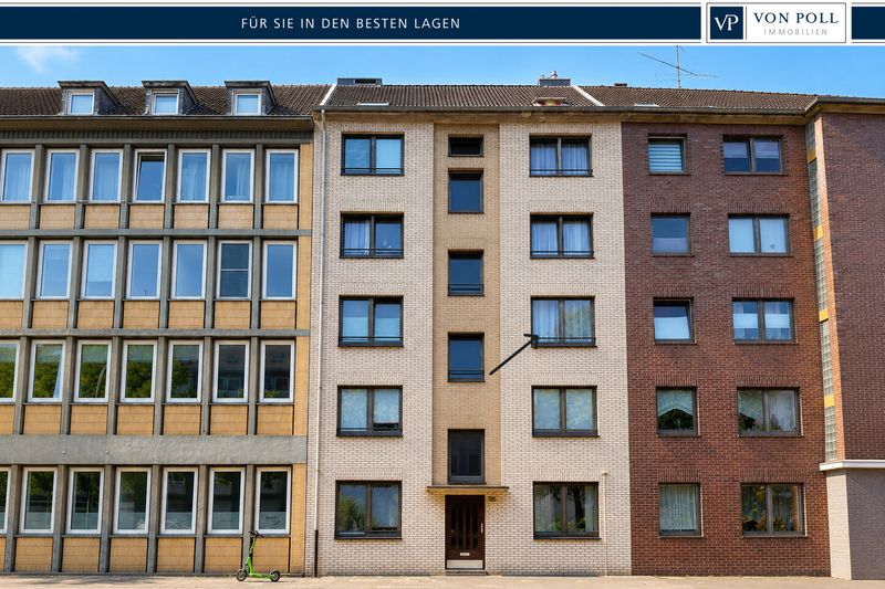 Gepflegte 2 Zimmer ETW mit EEK C im 2. OG rechts in Duisburg Neudorf